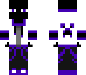 cool purple teen enderman