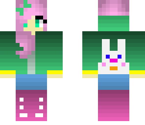 pinkie pie with bunny hoodie