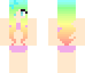 rainbow bikini gal