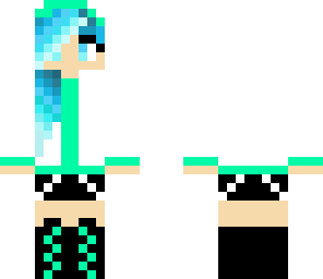 blue hair girl