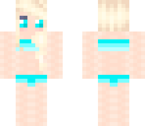 elsa goes swimming