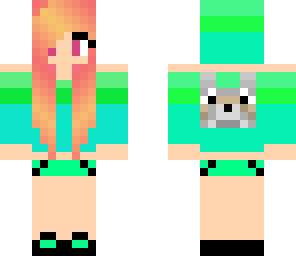 cuty green dog