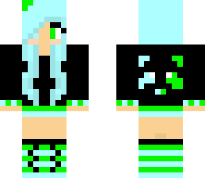 electric blue girl