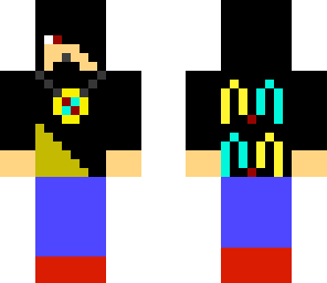 minecraftman with amulet