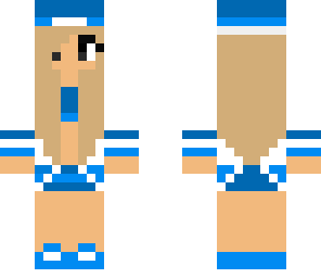 blue cap girl