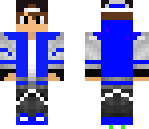 cool blue boy skin