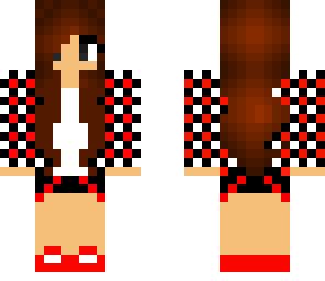 red white and black girl