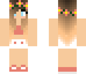 flower crown girl
