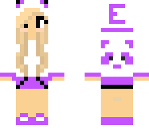 fixed purple panda