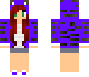 purple tiger girl