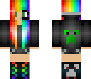 rainbow girl