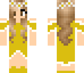 golden dress