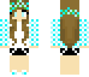 edited flower crown girl