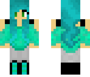 blue girl