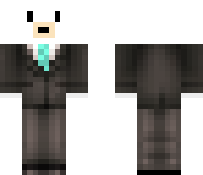 the polar bear in a suit