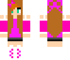 casual pink girl