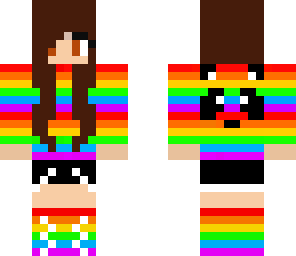 rainbow panda girl