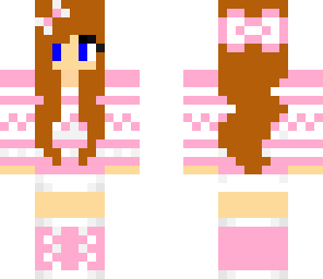 cute light pink sweater girl