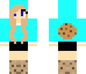 blue cookie girl
