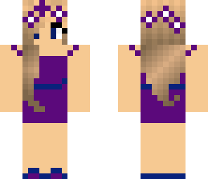 purple summer dress