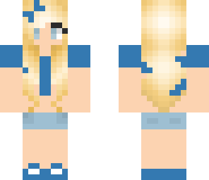 blue girl