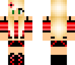red and pink girl