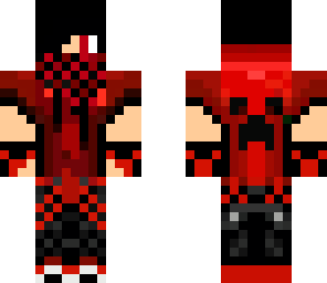 creeper hoodie red