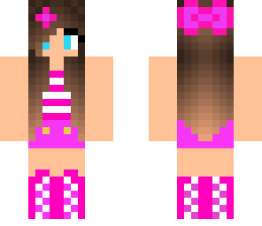 cute casual pink girl