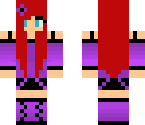 purple cute girl