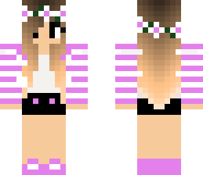 pink summertime girl