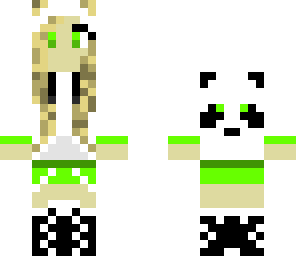 green panda soccer girl