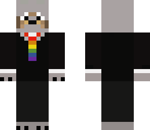 wolf in a tux