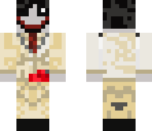town con traje blanco