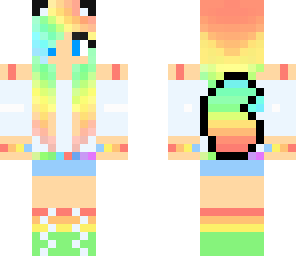 rainbow girl