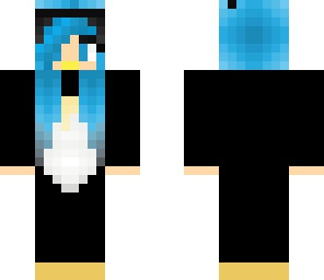 edited penguin girl