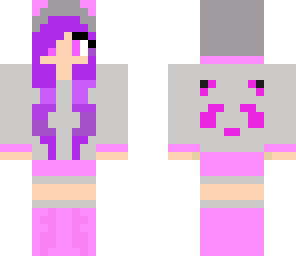 purple panda girl