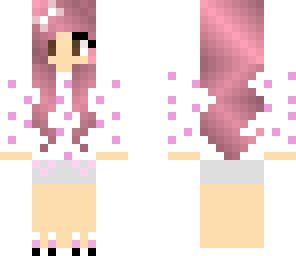 pink polka dot girl