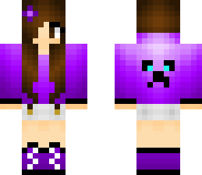 purple creeper girl