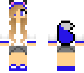 blue wolf girl