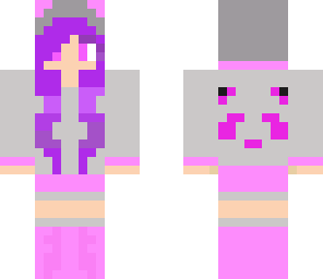 purple panda girl
