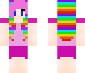 rainbow girl