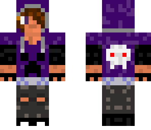 emo boy purple