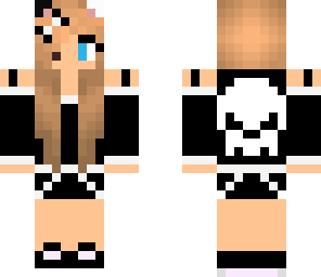 skull girl with fox ears
