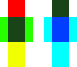rainbow box man