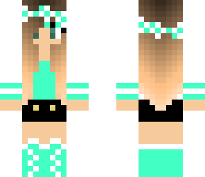minty flower girl