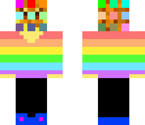 rainbow rubix man