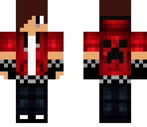 teen red creeper hoddie