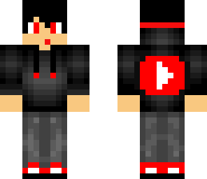 red youtube hoodie