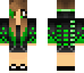green gamer girl