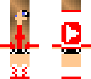 red youtuber girl
